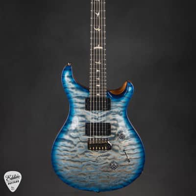 PRS Custom 24 Artist Top - Faded Indigo Blue Burst #425471 image 3