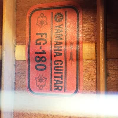 Yamaha FG 180 1970 Vintage 1970 Red Label image 6
