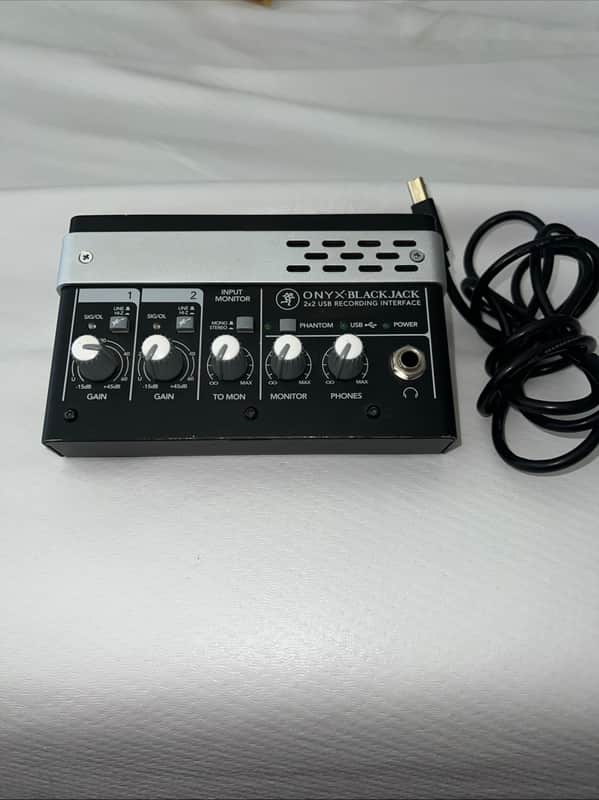 Mackie Onyx Blackjack USB Audio Interface 2010 - 2018 - Black image 1