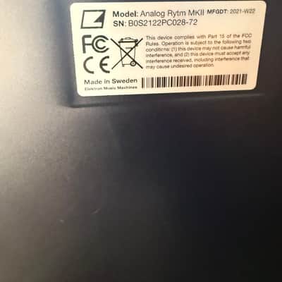 Elektron Analog Rytm MkII 2020 - Black image 3