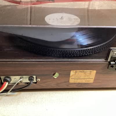Pioneer PL-1100, 1974 Rosewood EX w/ Cart & NOS Stylus image 18