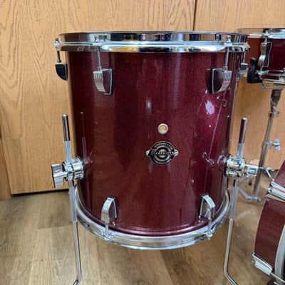Ludwig Breakbeats by Questlove 10/13/16/5x14" 4pc Shell Pack - Red Sparkle image 6