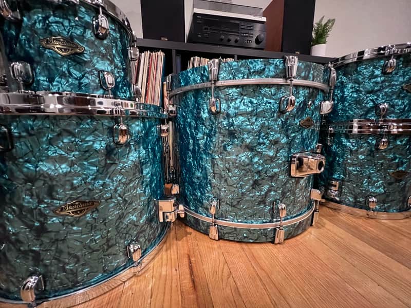 Tama Starclassic Walnut/Birch in Turquoise Pearl image 1