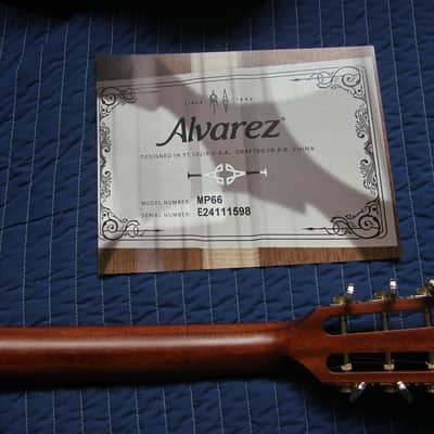 Alvarez MP66 Masterworks parlor 2024 - natural gloss finish image 19
