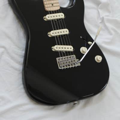 2006 Fender Stratocaster No Pickguard FSR Limited Edition 60th Diamond Anniversary Guitar - Black image 1