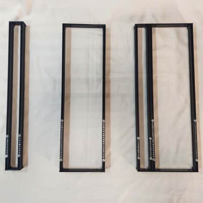Intellijel 1U 104HP Eurorack Rails Kit with Brackets & M3 nuts (Black / Silver) image 8