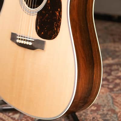 Martin Custom Shop Dreadnought Acoustic Guitar - Ziricote with Hardshell Case image 4
