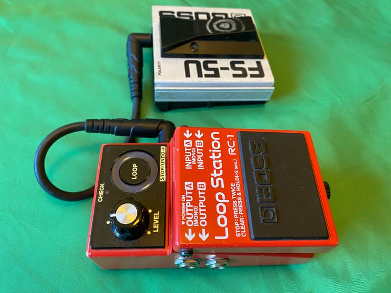 Boss RC-1 Looper w/ Boss FS-5U Footswitch | Reverb