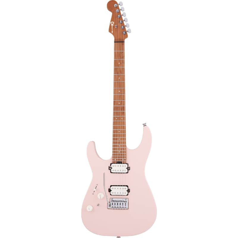 Charvel Pro-Mod DK24 HH 2PT CM Left-handed - Satin Shell Pink