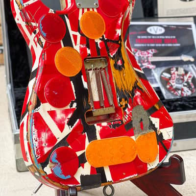 Fender Custom Shop EVH  Frankenstein Replica Eddie Van Halen and Chip Ellis Masterbuilt Hand Signed image 5
