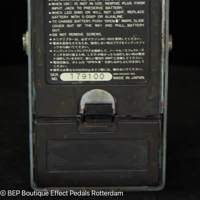 Ibanez TS-9 Tube Screamer 1982 Japan s/n 179100 Black Label with Texas Instruments RC4558P op amp, The Edge U2 image 9