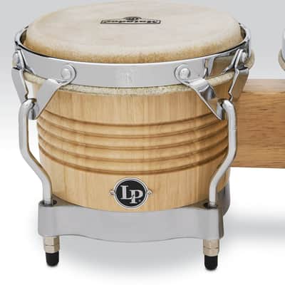 Latin Percussion LP Matador Traditional 7 1/4 - 8 5/8" Bongo Oak Natural (M201-AWC) image 5