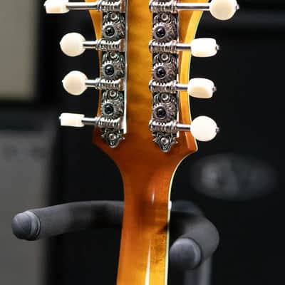 Eastman MD615-GB F-Style Acoustic/Electric Mandolin - Goldburst with Hardshell Case image 7