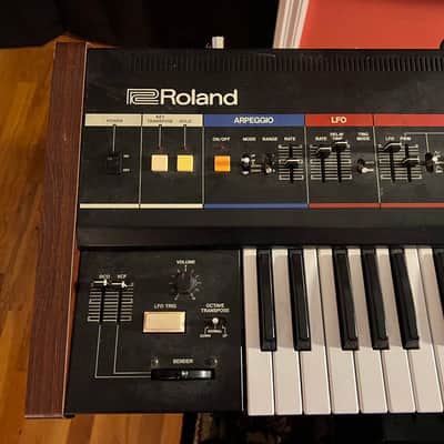 Roland Juno-60 61-Key Polyphonic Synthesizer 1982 - 1984 - Black image 8