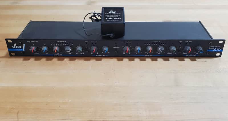 dbx 266 Compressor/Gate '90s - black image 1
