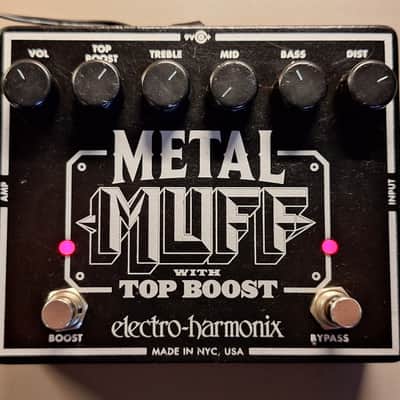 Electro-Harmonix Metal Muff Distortion with Top Boost 2006 - Present - Black image 1