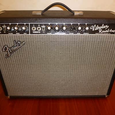 Rare 1964 Blackface Fender Vibrolux Reverb Guitar Amp AA864 Production #3, Serial# A 00745 image 1