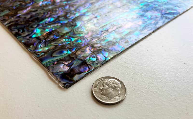 Real Abalone Inlay sheet for Guitar mandolin Luthier image 1