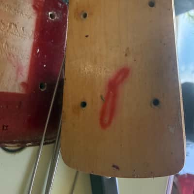 Fender Jazz Bass 1964 - a stunning January '64 Candy Apple Red Metallic example w/Green'gard & Clay Dots ! image 18