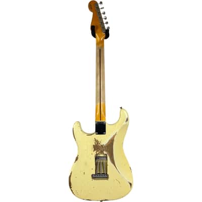 Fender Custom Shop 56 Reissue Stratocaster 2021 - Scalloped - Vintage White - Relic image 4