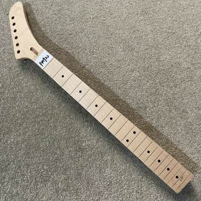 DIY Banan Head Guitar Maple Wood Neck image 1