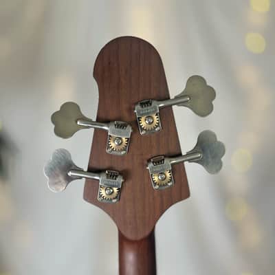 Offbeat Guitars "Hope" 30" Short Scale Bass in Cayenne on Carved Top Spanish Cedar, TV Jones Thunder'Mag/Thunder'Blade Pickup Set, Leo Quan Badass Hardware image 7