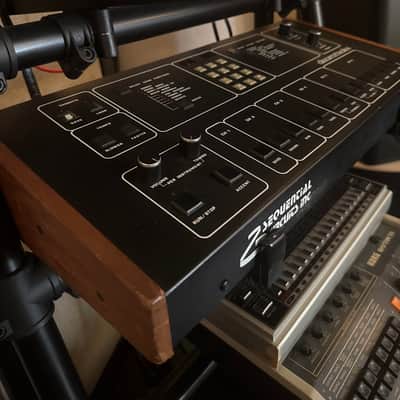 Sequential DrumTraks 12-Voice Drum Machine 1984 Black image 3