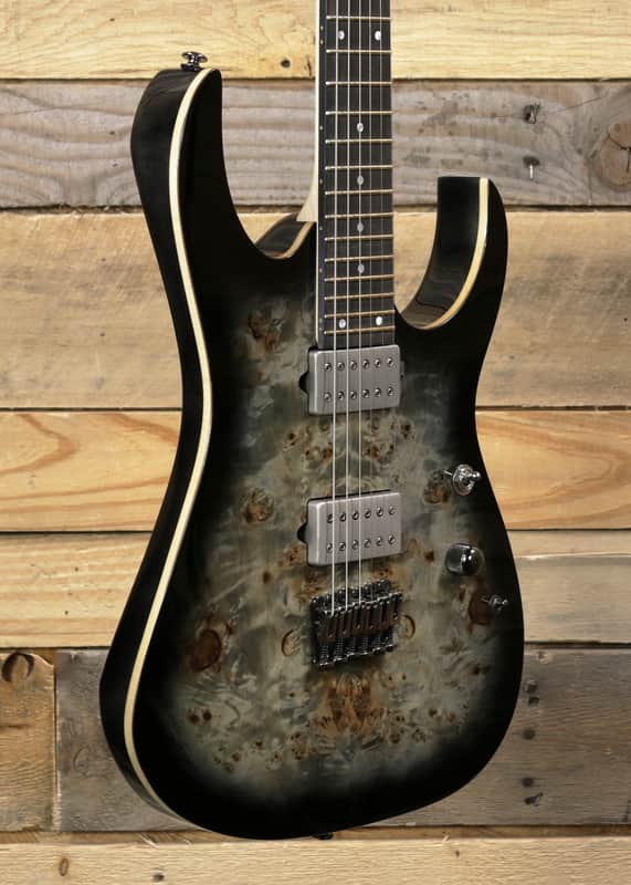 Ibanez RG1121PB Electric Guitar Charcoal Black Burst w/ Gigbag image 1