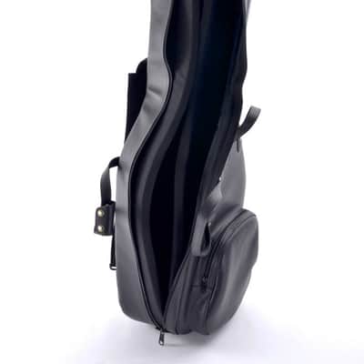 Guitar Gig Bag - DOUBLE Fender Stratocaster & Telecaster - Leather - Glenn Cronkhite image 4