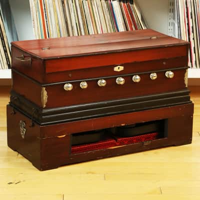 1950s Vintage Harmonium Modular Pump Organ Keyboard - Collapsable Foot Pedals - Excellent Condition image 14