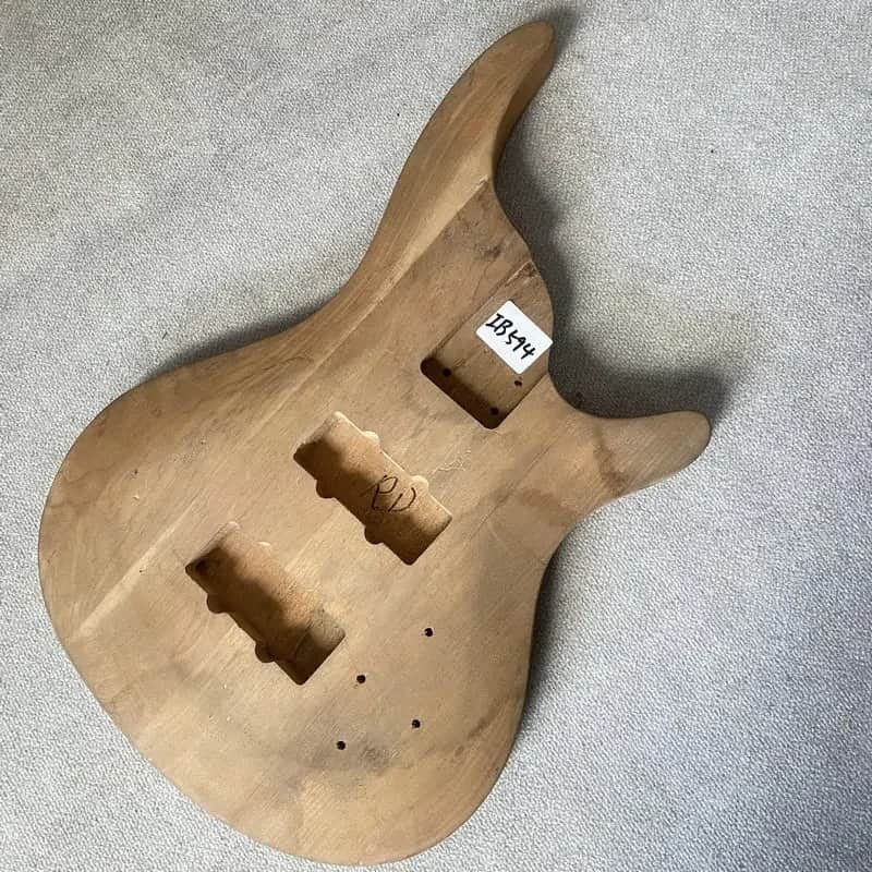 DIY Alder Wood 4 String Electric Bass Project Body image 1