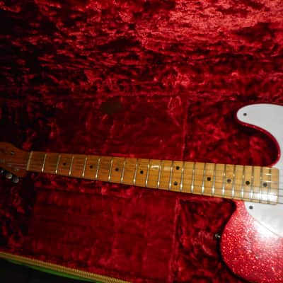 Fender Custom Shop 1958 Reissue Telecaster Heavy Relic 2008 - Red Sparkle image 5