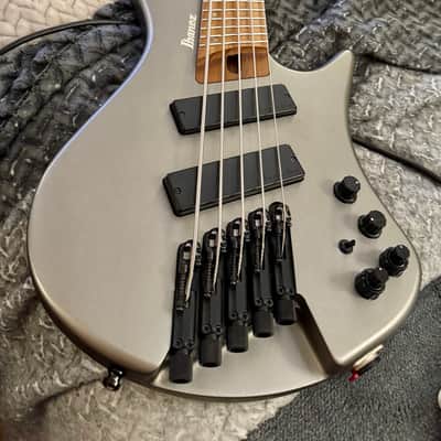 Ibanez EHB1005SMS-MGM Bass Workshop 2021 - Present - Metallic Gray Matte image 3