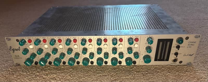 Crane Song Egret 8-Channel D/A Converter and Summing Mixer 2010s - Silver image 1