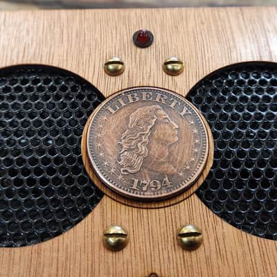 C.B. Gitty 1794 Copper Penny Cigar Box Pony Amp 2020s USA image 10