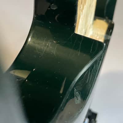 2000's Japan Jackson DKMGT Dinky Arched Top Forest Metallic Green Guitar Body Hard Tail image 19