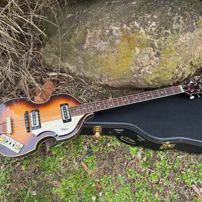 1975 Höfner 500/1 Violin "Beatles" Bass - Sunburst - OHSC image 16