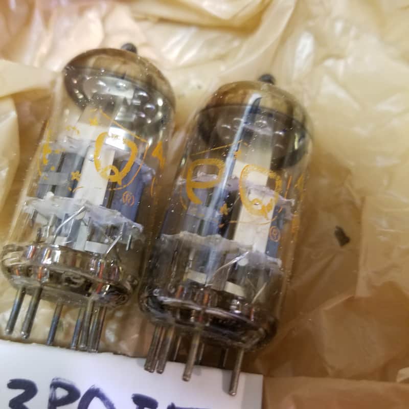 Amperex ONE (1) 6DJ8 AT1000 TESTED Vacuum Tube PQ premium quality Heerlen A-frame Orange Globe T5 ECC88 dual triode 1973 image 1