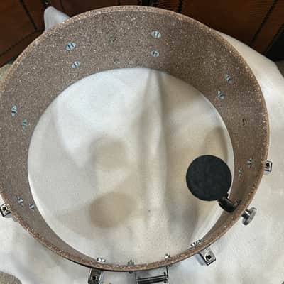 Ludwig 6 1/2" deep X 14" head Snare Drum (3114-T-SD-4186) 90's - COW - Chrome Over Wood image 15