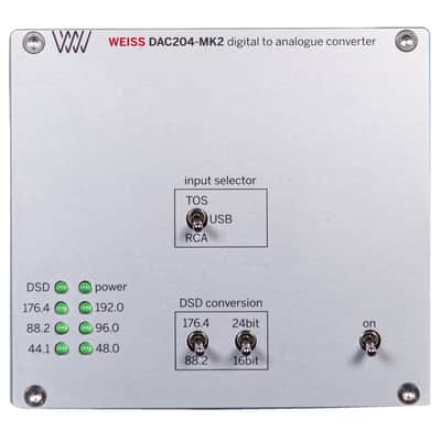 Weiss Engineering DAC204 MK2 D/A Converter plus DSP/DSD Interface with DSD to PCM Conversion image 3