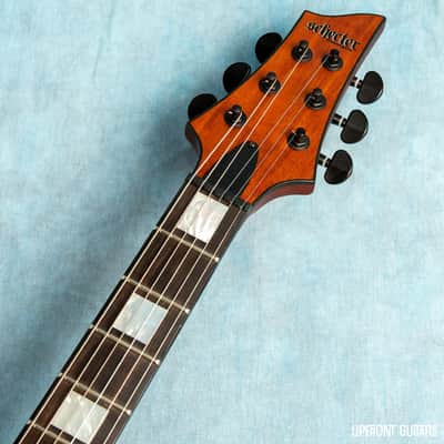 USED Schecter Diamond Series C-1 Koa Natural 2018 Electric Guitar w/OHSC image 7