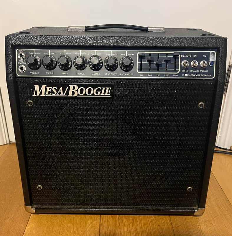 Mesa Boogie Mark III Blue Stripe 85w Simul-Class 1x12 Combo - EVM12L image 1
