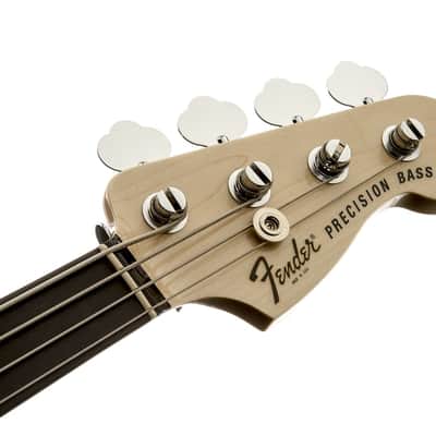 Fender Tony Franklin Fretless Precision Bass. Ebony FB, Black image 5