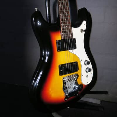 Mosrite Gospel 1999 Sunburst Kurt Cobain Nirvana Guitar + Hardshell Case image 4