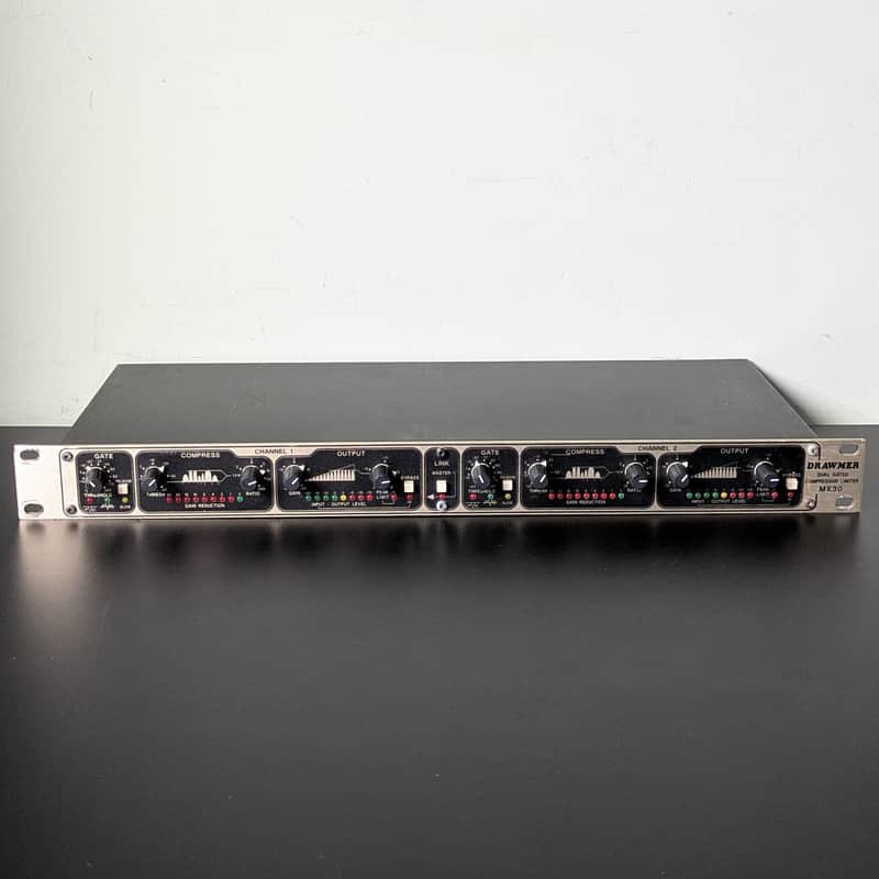 Drawmer MX30 Dual Gated Compressor Limiter Studio Rack Unit image 1