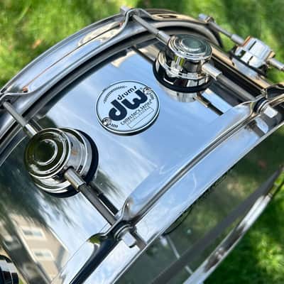 DW Collector's Series Stainless Steel 5.5x14" Snare Drum w/ Nickel Hardware image 9