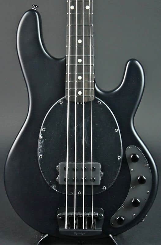 Music Man StingRay SLO Special 4 String Stealth Black w/OHSC | Reverb