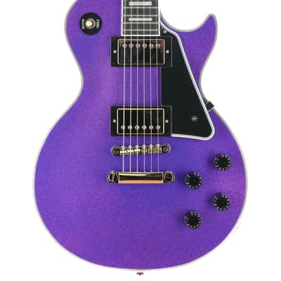 Epiphone Inspired by Gibson Les Paul Custom Amethyst Sparkle image 1