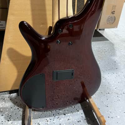 Ibanez Standard SR405E 5-string Bass Guitar - Dragon Eye Burst image 5