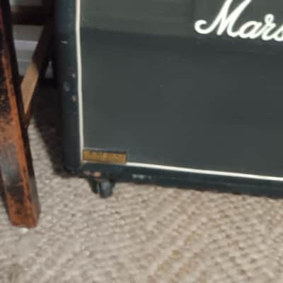 Vintage 1976 Marshall JMP Mk2 Master Model 100w Lead (2203) + Matching 1970s 4x12 Cabinet – Original, Made in England image 4